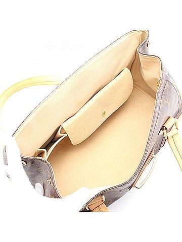Louis Vuitton Brown Coated Canvas Leather Shoulder Bag (view 2)