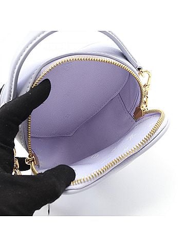 Louis Vuitton Purple Leather Handbag (view 2)