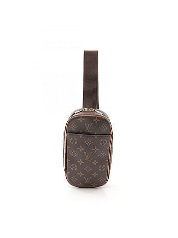 Louis Vuitton Brown Coated Canvas Leather Fanny Pack (view 1)