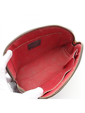 Louis Vuitton Brown Coated Canvas Pouch (view 2)