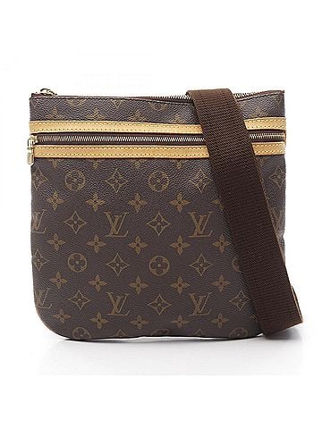 Louis Vuitton Brown Monogram Coated Canvas Shoulder Bag (view 1)