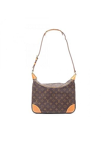 Louis Vuitton Brown Monogram Coated Canvas Shoulder Bag (view 1)