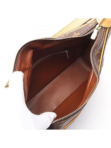 Louis Vuitton Brown Monogram Coated Canvas Shoulder Bag (view 2)