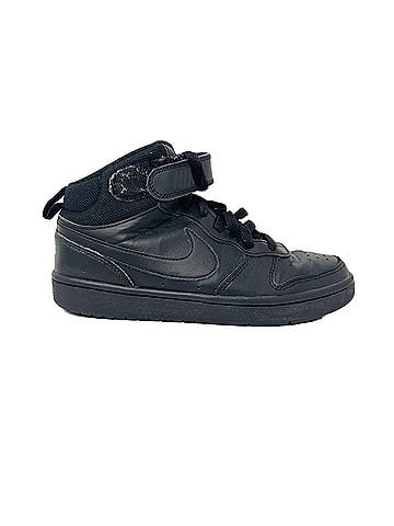 Nike Sneaker Kids Nike Court Borough Mid 2 CD7782-001 Black Basketball Size 4 (view 1)