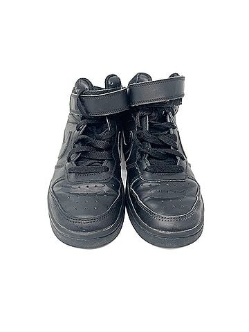 Nike Sneaker Kids Nike Court Borough Mid 2 CD7782-001 Black Basketball Size 4 (view 2)