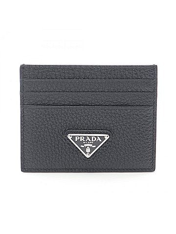 Prada Black Leather Card Case (view 1)