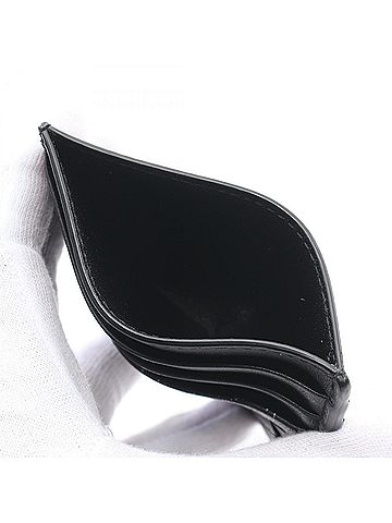Bottega Veneta Black Multi-Color Leather Card Case (view 2)