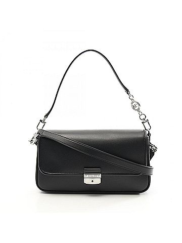 Michael Kors Black Leather Handbag (view 1)