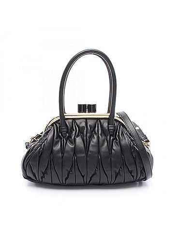 Miu Miu Black Leather Handbag (view 1)