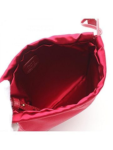 Miu Miu Red Color Fabric Pouch (view 2)