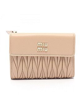 【たぬきち】MIU MIU Leather Canvas Wallet たぬきち】MIU MIU Leather Canvas Wallet 2025 collections