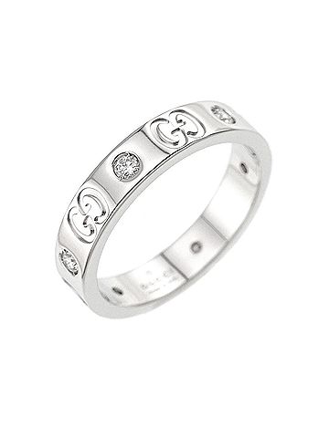Gucci White Gold White Gold (18K) Band Ring (view 1)