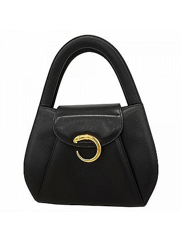 Cartier Black Leather Handbag (view 1)