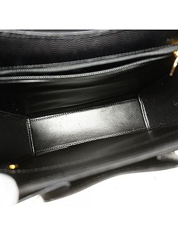 Cartier Black Leather Handbag (view 2)
