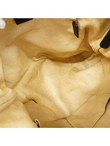 Gucci Black Canvas Shoulder Bag (view 2)