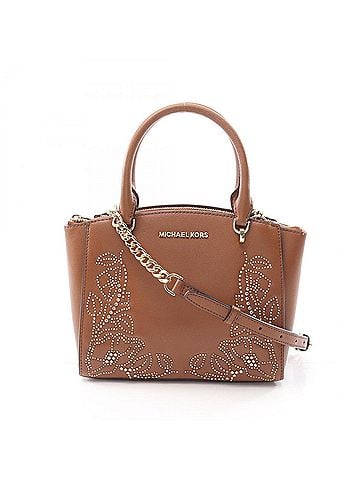 Michael Kors Brown Leather Handbag (view 1)