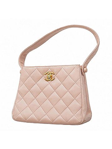 Chanel Pink Leather Handbag (view 1)
