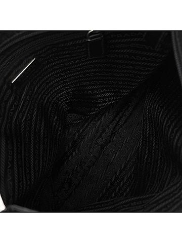 Prada Black Nylon Leather Shoulder Bag (view 2)