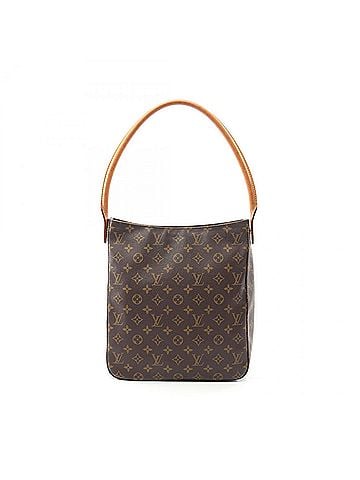 Louis Vuitton Brown Coated Canvas Shoulder Bag (view 1)