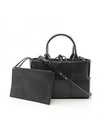 Bottega Veneta Black Leather Tote Bag (view 1)