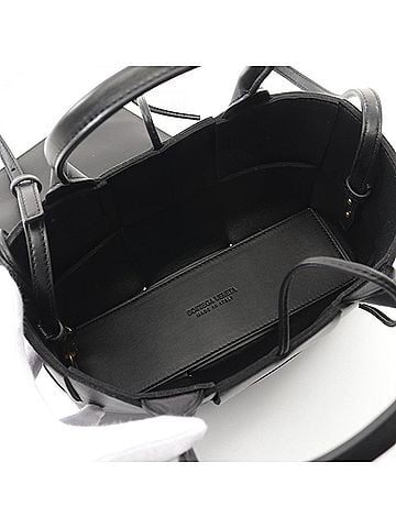 Bottega Veneta Black Leather Tote Bag (view 2)