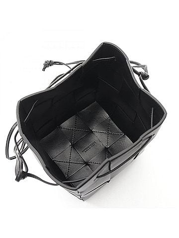 Bottega Veneta Black Leather Shoulder Bag (view 2)