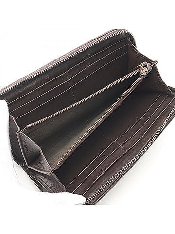 Bottega Veneta Brown Leather Long Wallet (Bi-Fold) (view 2)