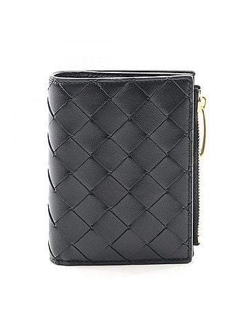 Bottega Veneta Black Leather Wallet (Bi-Fold) (view 1)