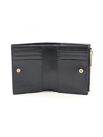 Bottega Veneta Black Leather Wallet (Bi-Fold) (view 2)