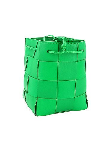 Bottega Veneta Green Leather Shoulder Bag (view 2)
