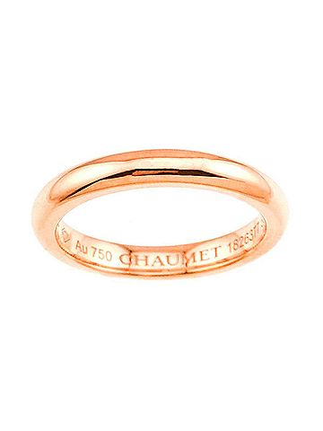 Chaumet Pink Gold Pink Gold (18K) Band Ring (view 2)