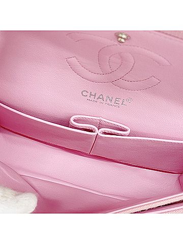 Chanel Pink Cotton Shoulder Bag (view 2)