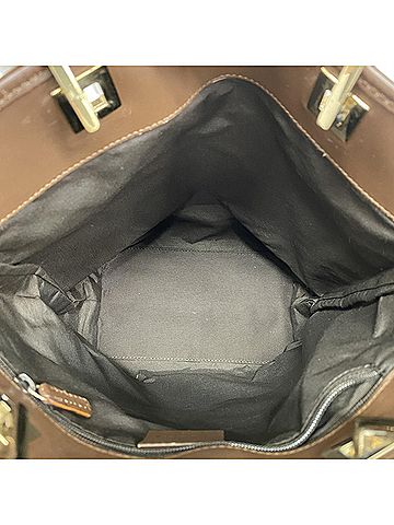 Gucci Brown Canvas Tote Bag (view 2)
