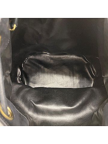 Chanel Black Leather Shoulder Bag (view 2)