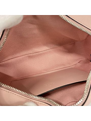 Gucci Pink Leather Shoulder Bag (view 2)
