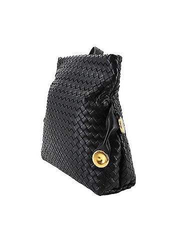 Bottega Veneta Black Intrecciato Shoulder Bag (view 2)