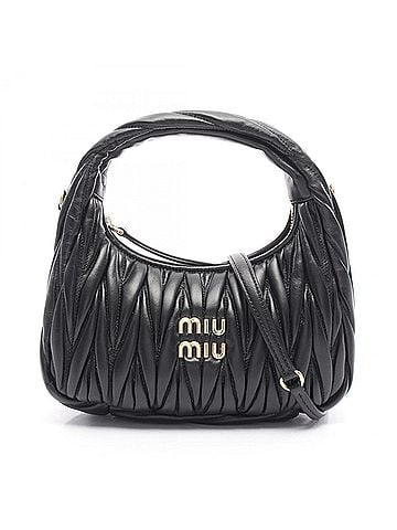 Miu Miu Black Leather Handbag (view 1)