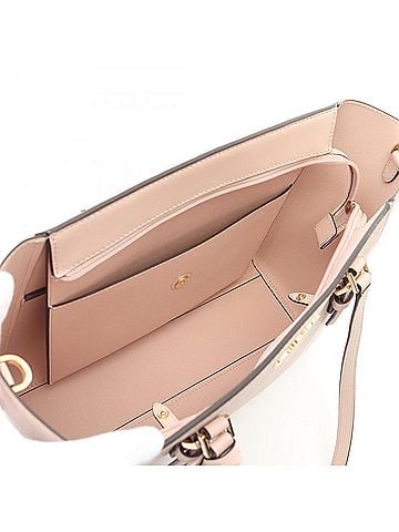 Michael Kors Pink Leather Tote Bag (view 2)