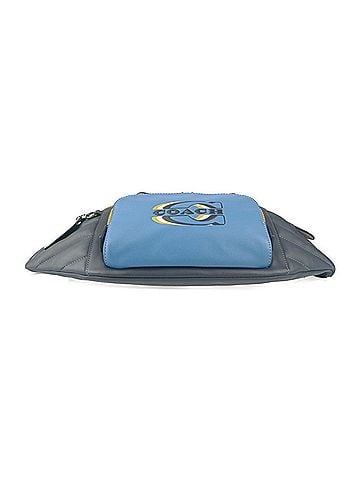 Coach Blue Multi-Color Navy Leather Fanny Pack (view 2)