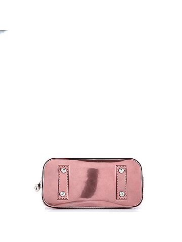 Louis Vuitton Alma Handbag Metallic Monogram Vernis with Leather BB (view 2)