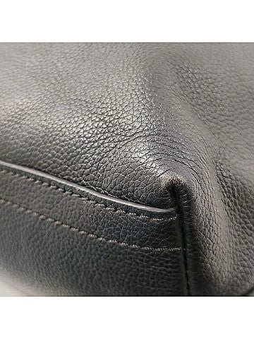 Coach Black Leather Handbag Shoulder Bag (view 2)