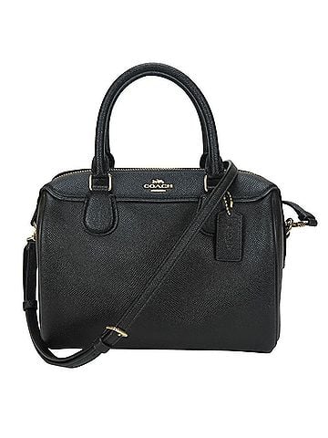 Coach Black Leather Shoulder Bag (view 1)