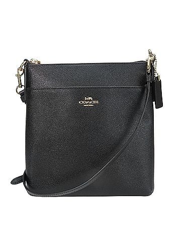 Coach Black Leather Shoulder Bag (view 1)