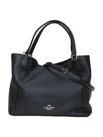 Coach Black Leather Handbag (view 1)