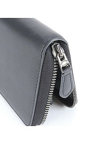 Coach Black Leather Long Wallet (Bi-Fold) (view 2)