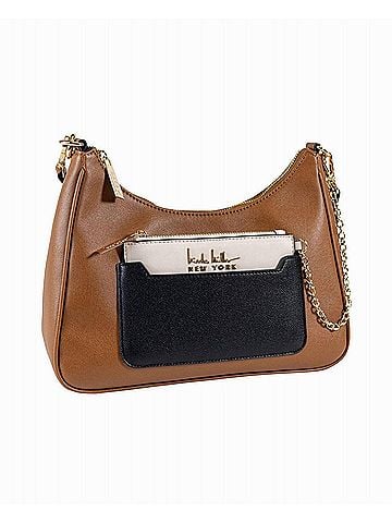 Nicole Miller Women's Crossbody Shoulder Bag With Coin Pouch (view 1)