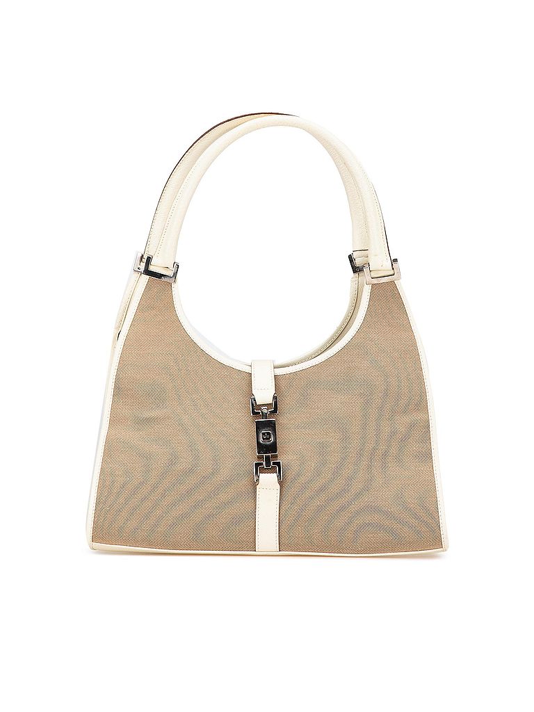 Gucci 100% Canvas Brown Canvas Jackie Bardot Shoulder Bag One size - photo 1