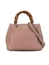 Gucci 100% Leather Pink Mini Calfskin Bamboo Shopper Satchel One size - photo 1