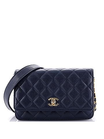 Chanel Twist Your Buttons Wallet on Chain Quilted Caviar (view 1)
