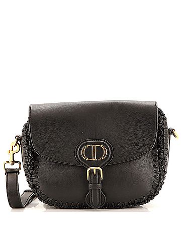 Christian Dior Bobby Flap Bag Whipstitch Leather Medium (view 1)